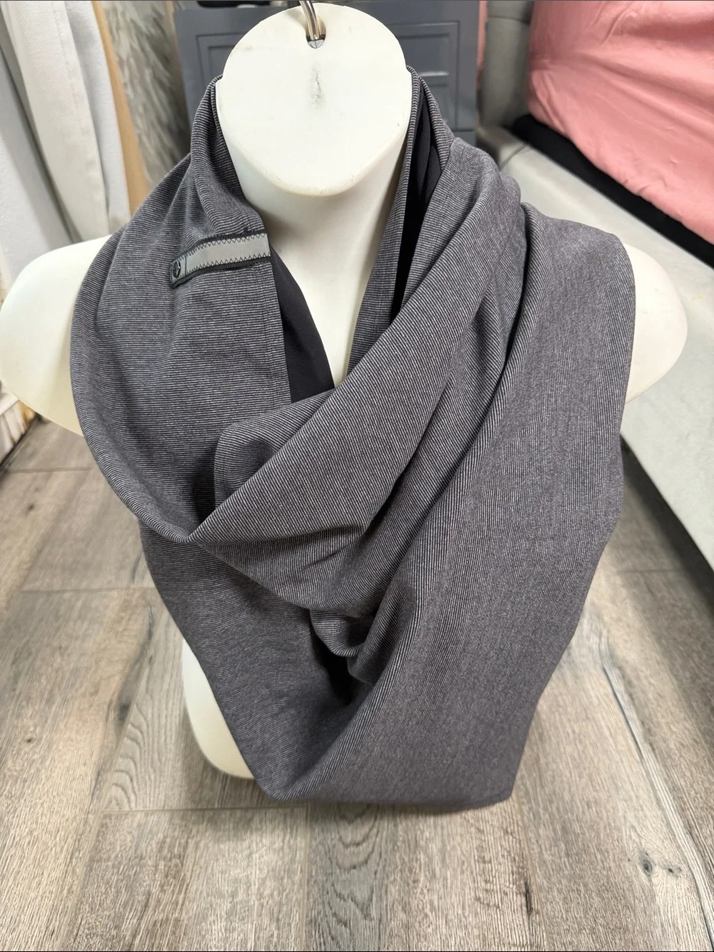 lululemon athletica Dark Heather Gray Scarf Wrap